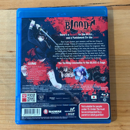Blood-C Series Collection Limited Edition & Blood The Last Dark Anime Blu-ray Region B VGC