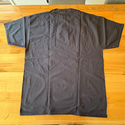 Club Aqua Fruit Of The Loom T-Shirt Black Short Sleeve Size XL