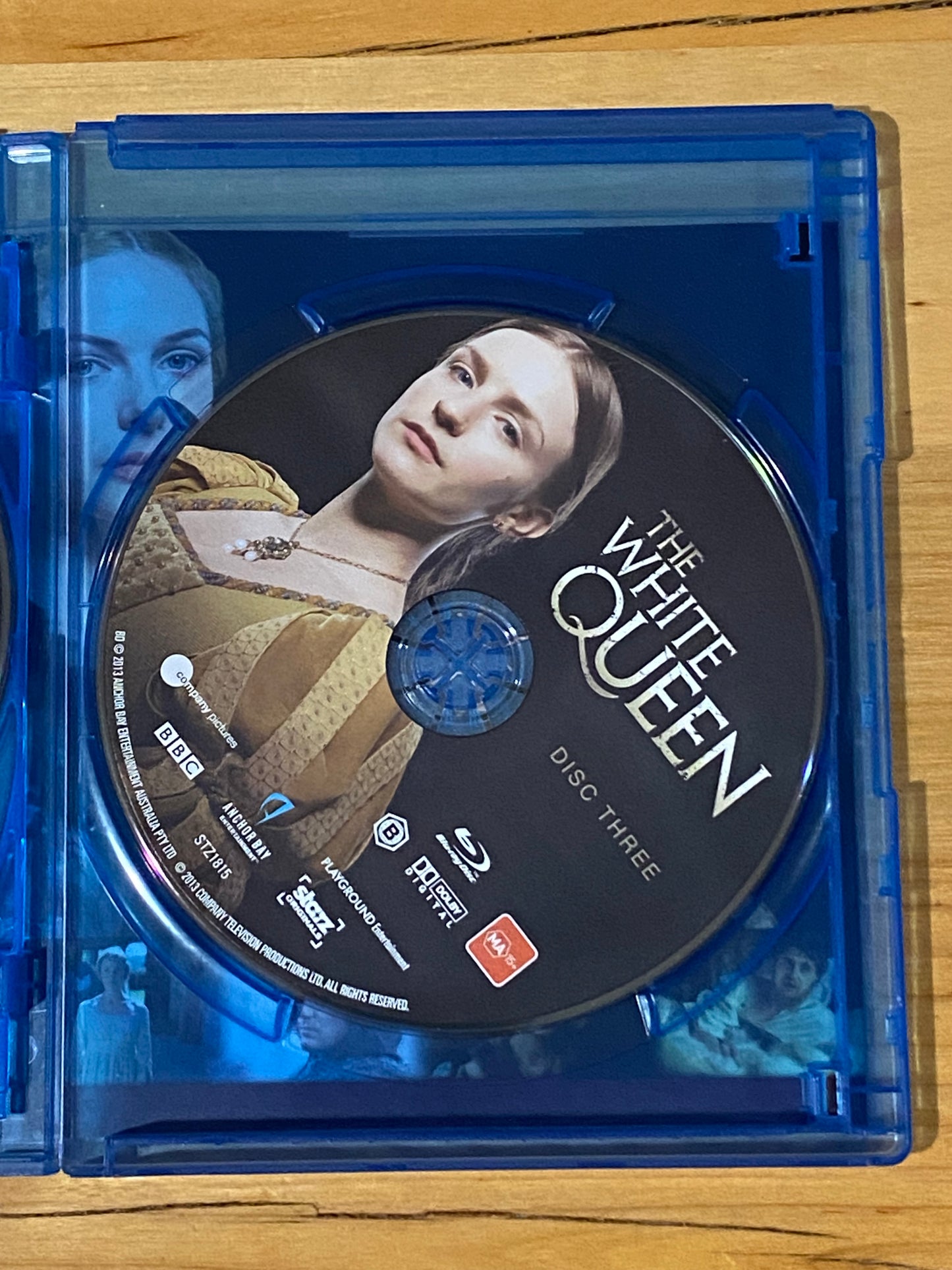 The White Queen Blu-Ray 3-Disc Region B VGC