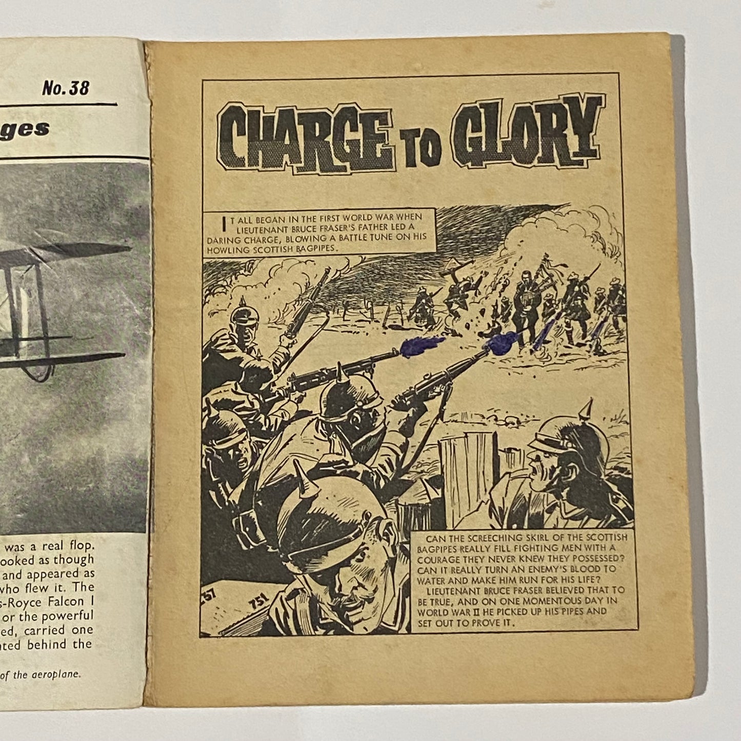 Commando War Comic #402 Charge To Glory 1969