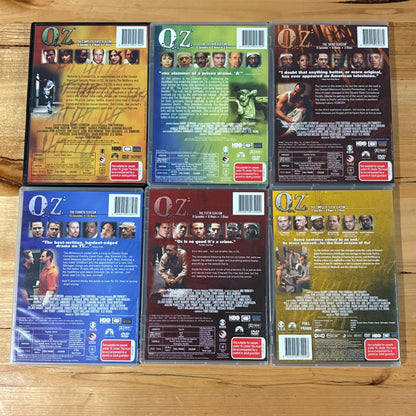 Oz Seasons 1-6 DVD Complete Set PAL 4 VGC