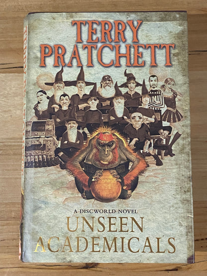 Unseen Academicals A Discworld Novel by Terry Pratchett Hardcover 2009 1st Ed GD