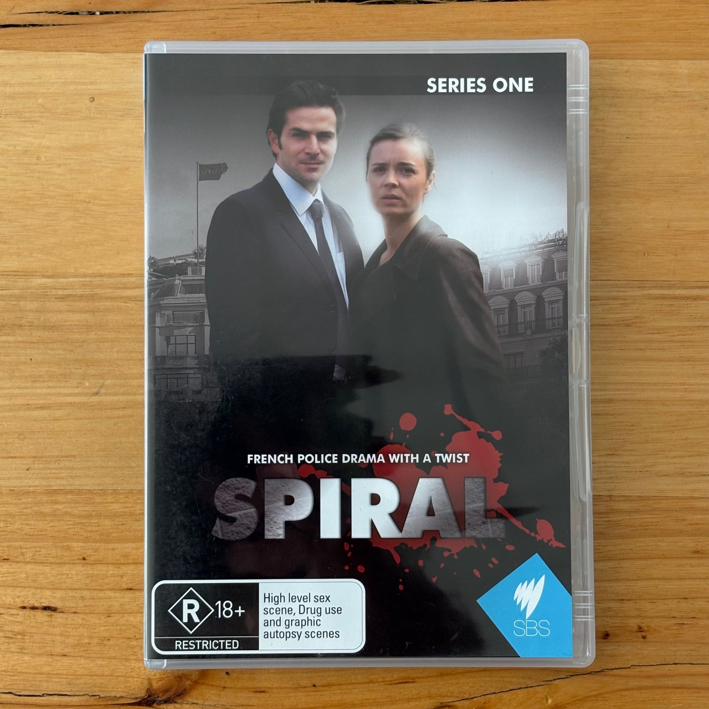Spiral Series 1-4 DVD French Police Drama 2-Disc Set PAL VGC