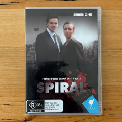 Spiral Series 1-4 DVD French Police Drama 2-Disc Set PAL VGC