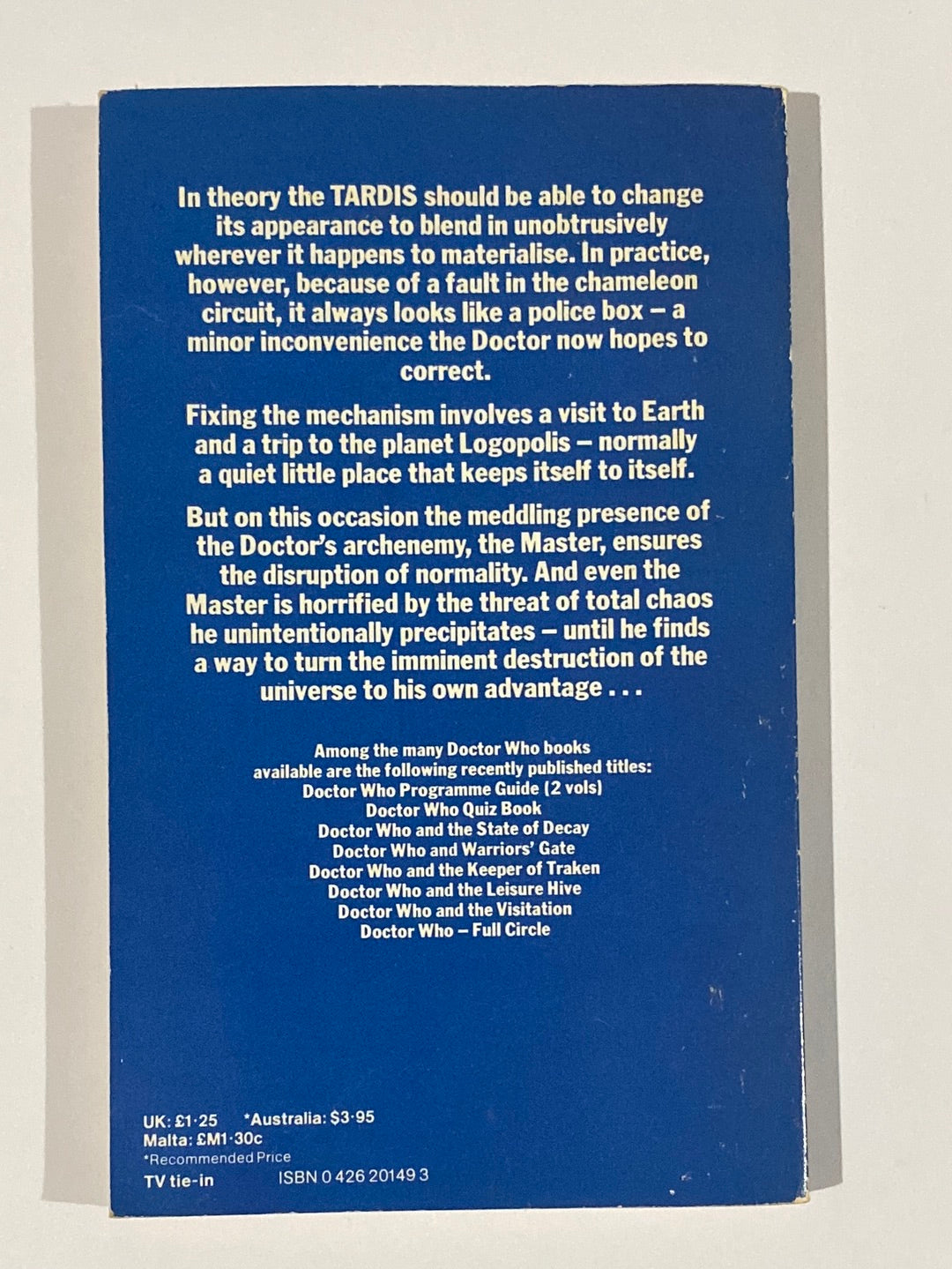 Doctor Who 10 Paperbacks Target Books 1970s and 1980s VGC Bundle 4