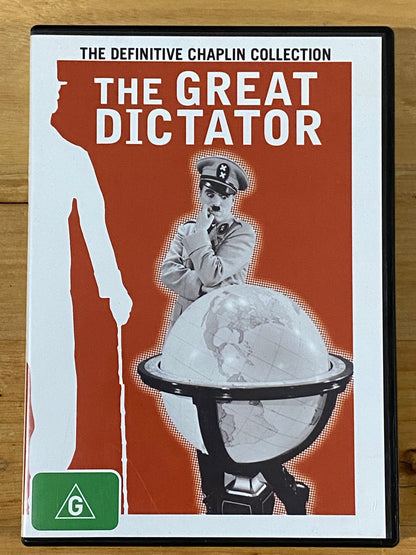 The Great Dictator DVD Charlie Chaplin Definitive Collection DVD PAL 4 VGC