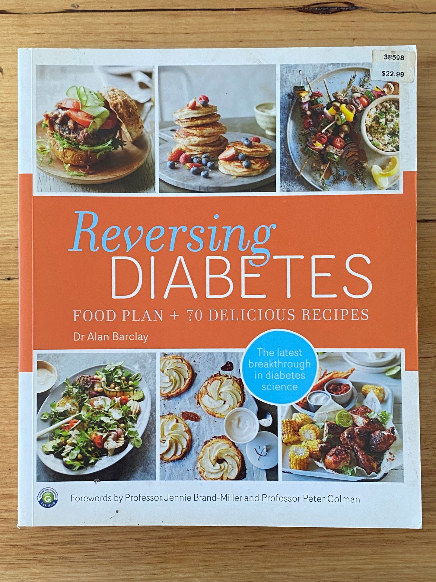 5 Diabetes and Low Sugar Recipe Books Paperbacks GD