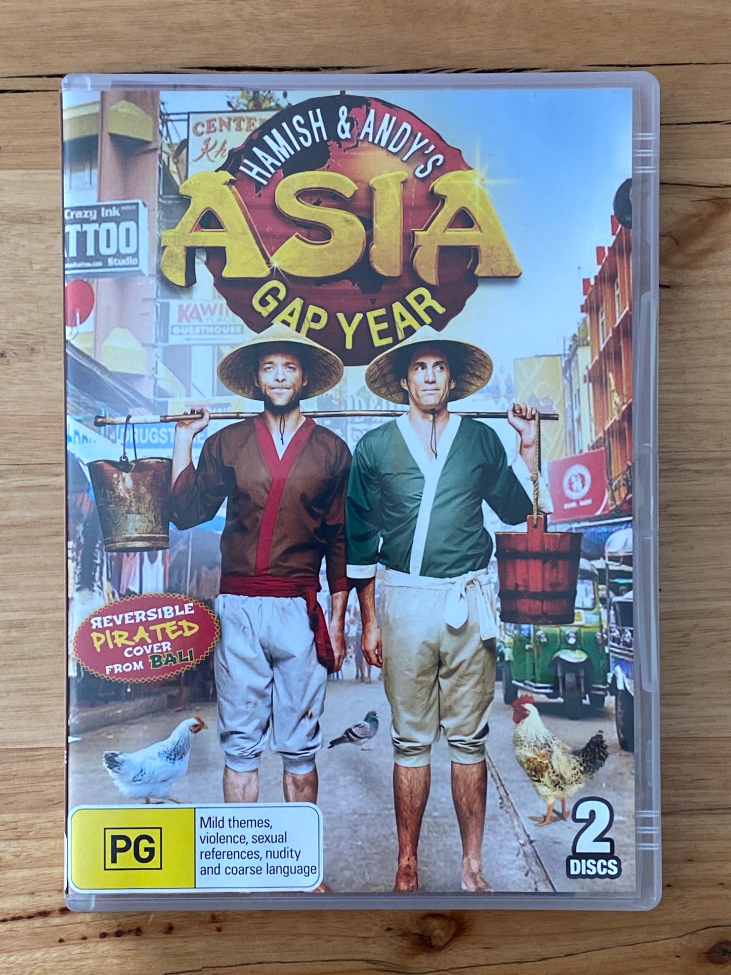 Hamish and Andy Gap Year & Caravan Of Courage DVD x 5 PAL 4 VGC