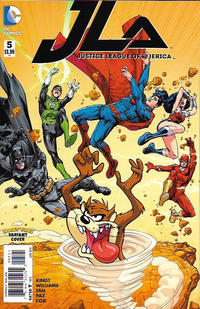 Justice League of America (2015) #5 Looney Tunes Variant Cover