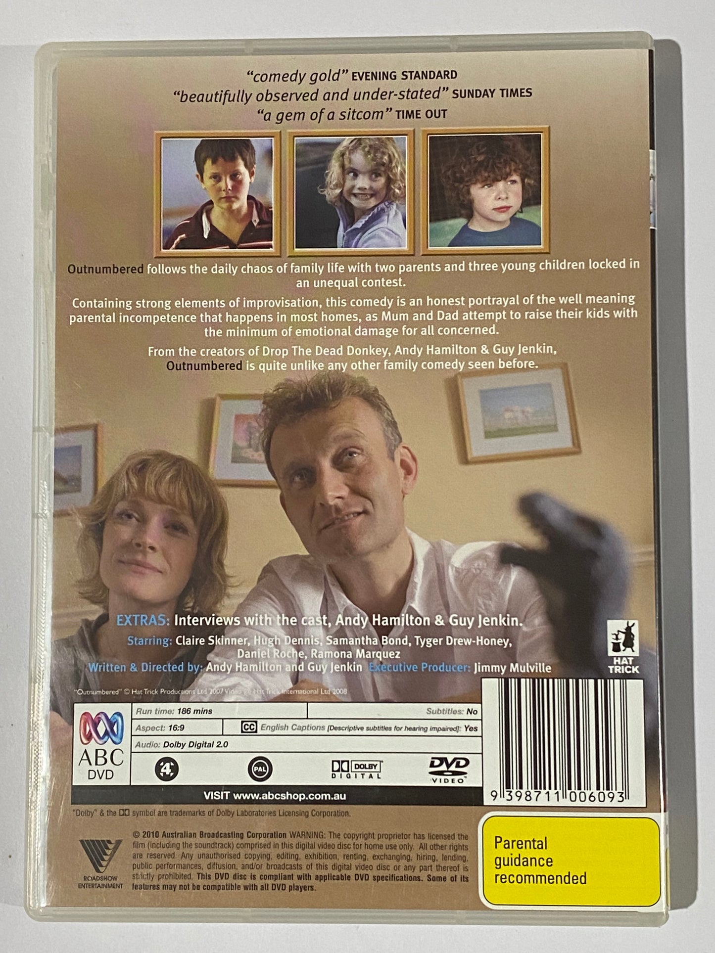 Outnumbered Series 1-3 DVD British Family Comedy Hugh Dennis PAL 4 VGC