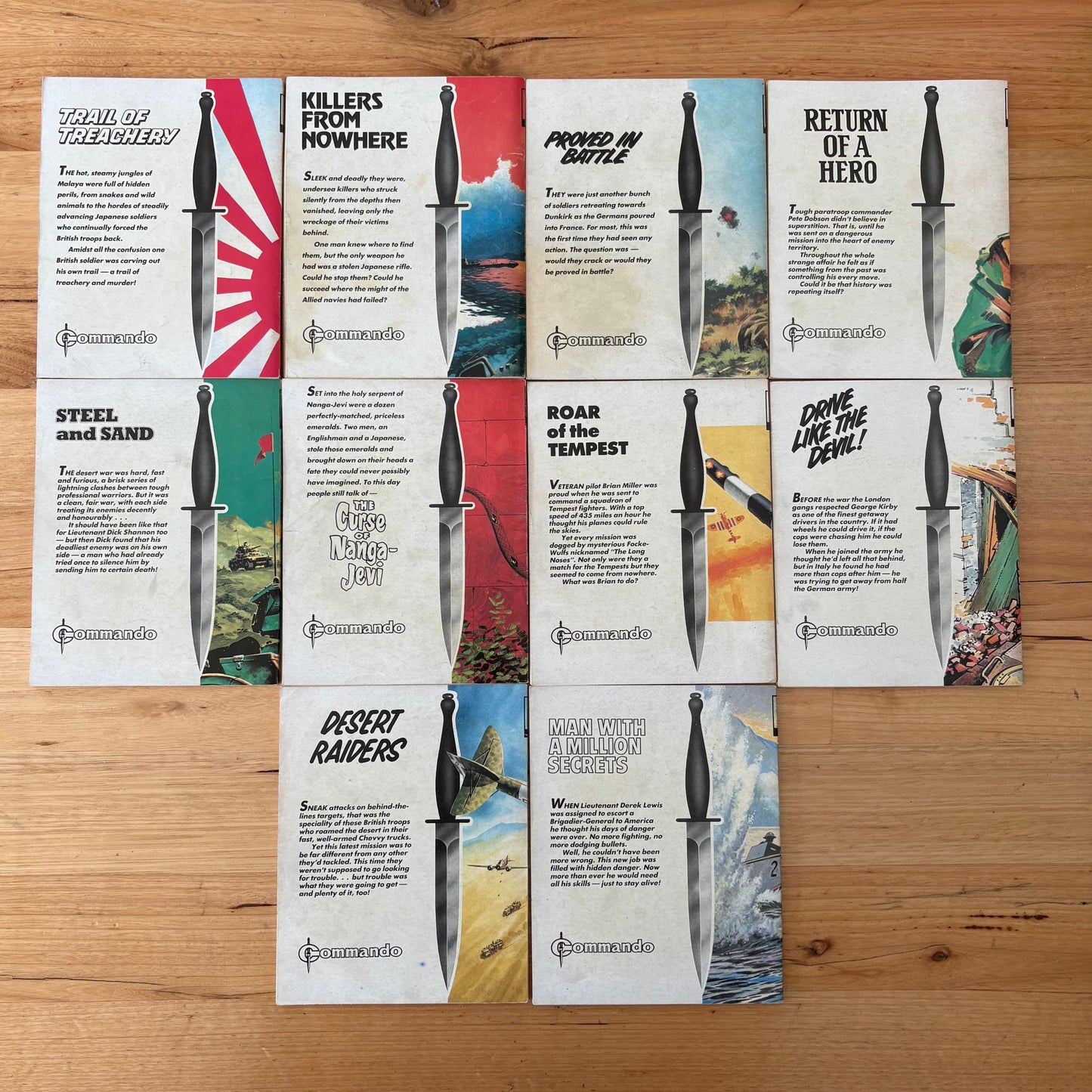 Commando War Comics 1911-1920 Complete Set DC Thomson GD