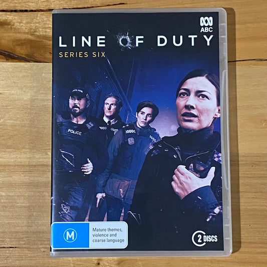 Line of Duty DVD Series 6 British Crime Series PAL 4 2-Disc Set VGC
