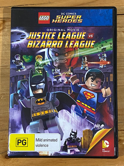 Lego DC Comics Super Heroes 3 DVD Bundle PAL 4 2 Are New And Sealed