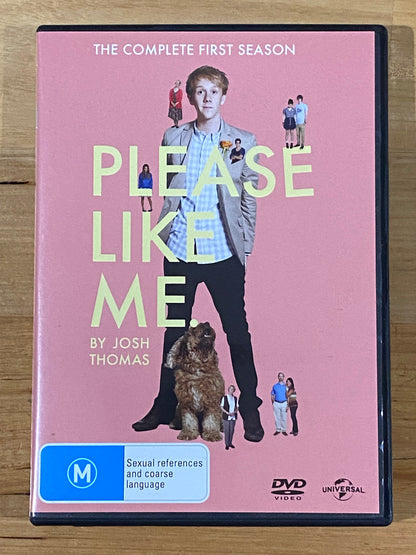 Please Like Me Complete First Season DVD Josh Thomas PAL 4 VGC