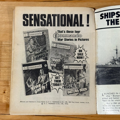 Commando War Comic #652 Chariot Of War 1972