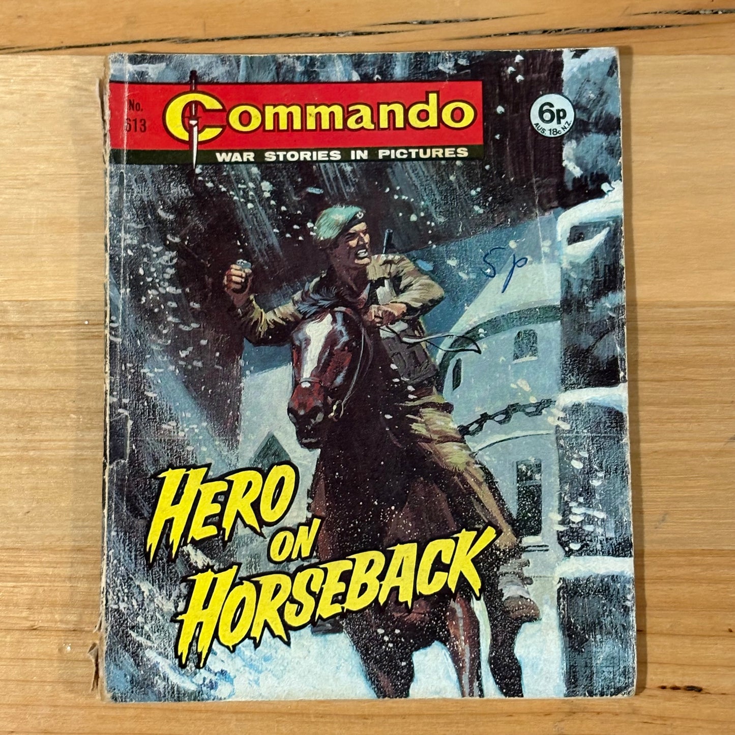 Commando War Comic #613 Hero on Horseback 1972
