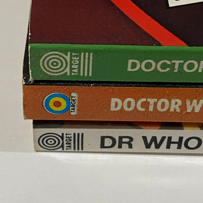 Doctor Who Paperback Novel Bundle VTG Terrance Dicks Target Books VGC