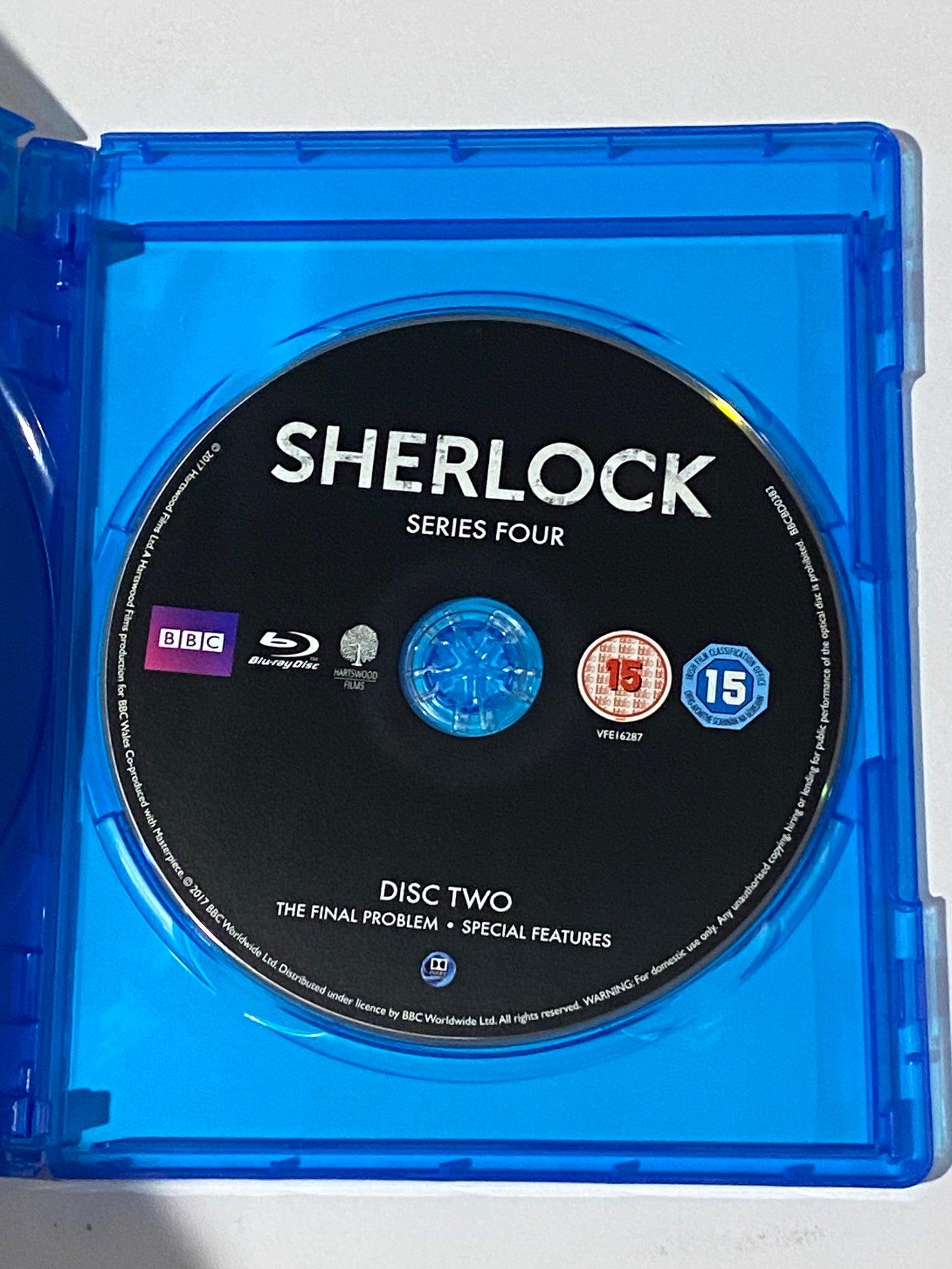 Sherlock Series 4 Blu-ray BBC Drama Benedict Cumberbatch Region B VGC