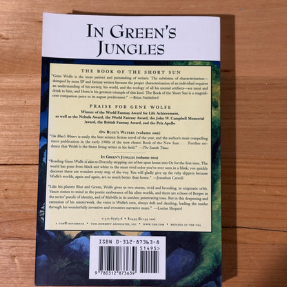 Gene Wolfe Green's Jungle and Blue's Water Short Sun Fantasy Paperback Bundle