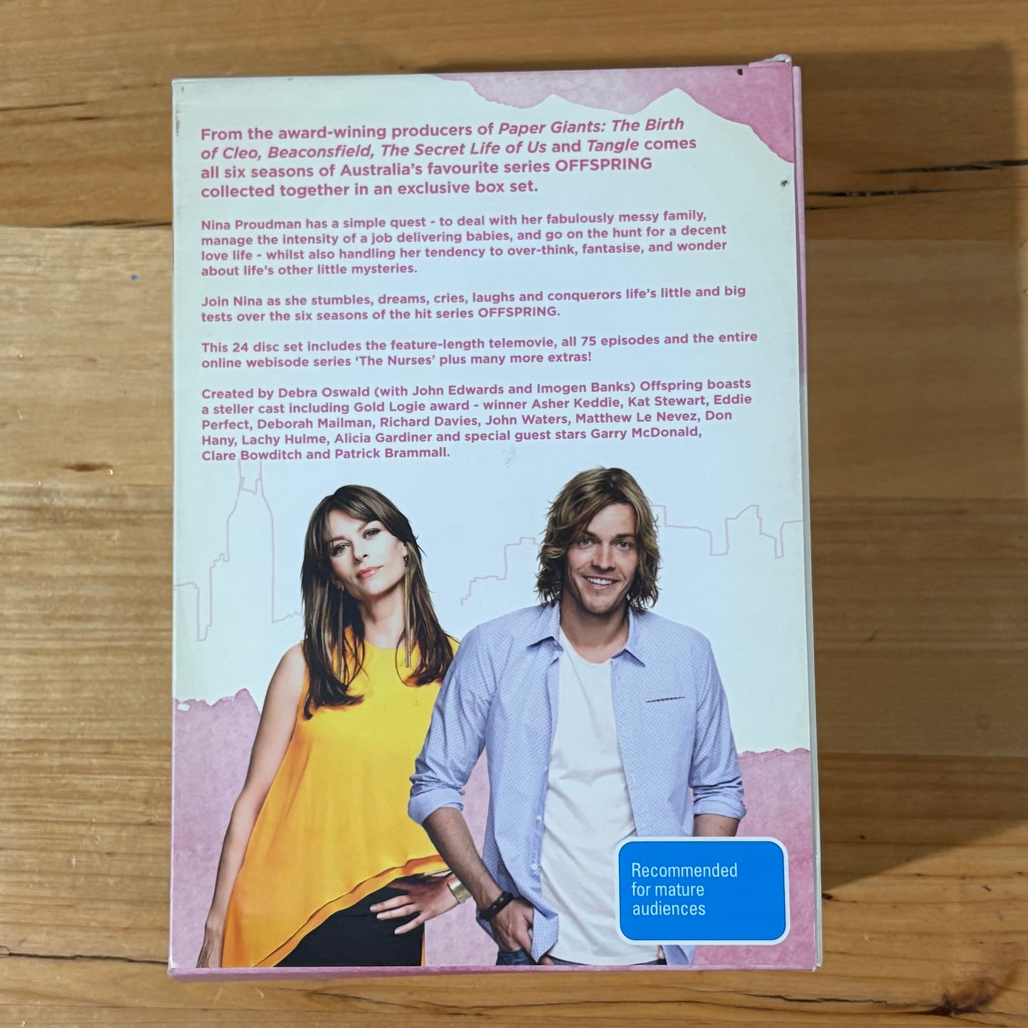 Offspring Complete Seasons 1-6 DVD Box Set Asher Keddie VGC