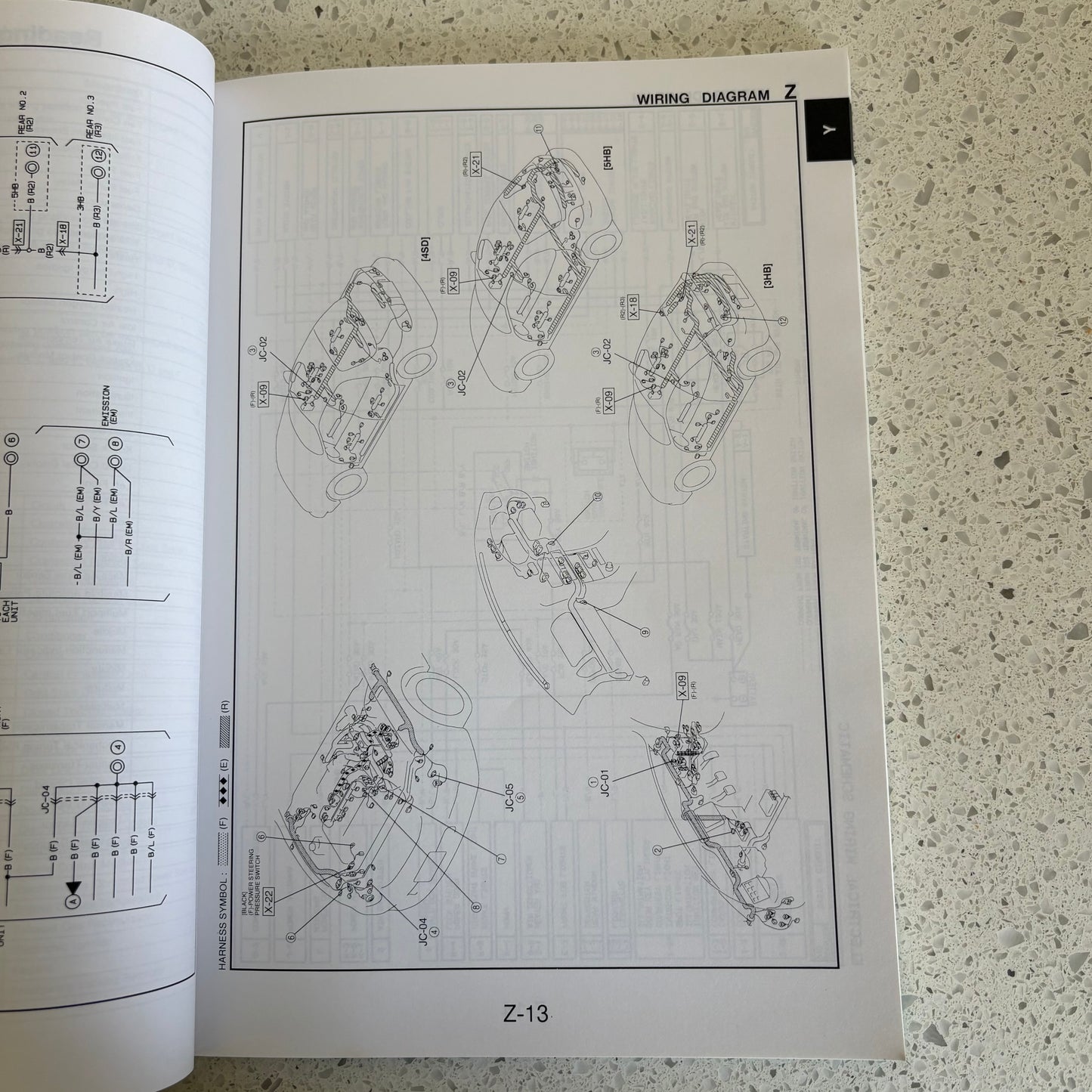Ford Laser Owner's Manual and 1996 Model RHD Wiring Diagram Paperback GD