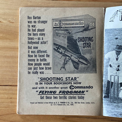 Commando War Comic #484 Traitor’s Gold 1970