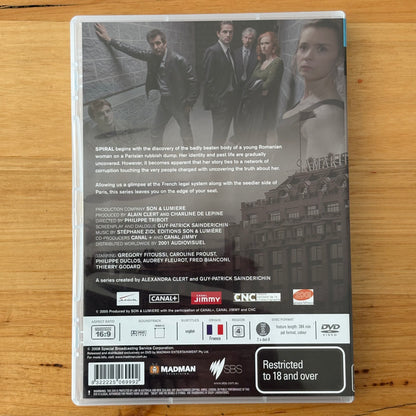 Spiral Series 1-4 DVD French Police Drama 2-Disc Set PAL VGC