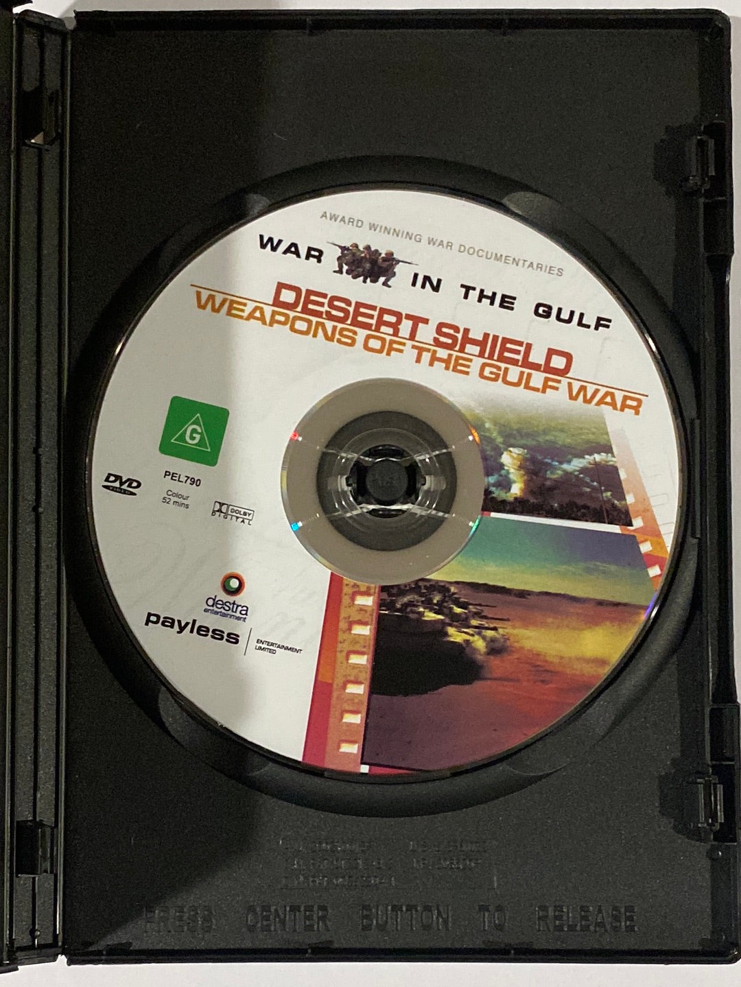 War In The Gulf - Desert Shield Weapons of the Gulf War DVD PAL 4 VGC