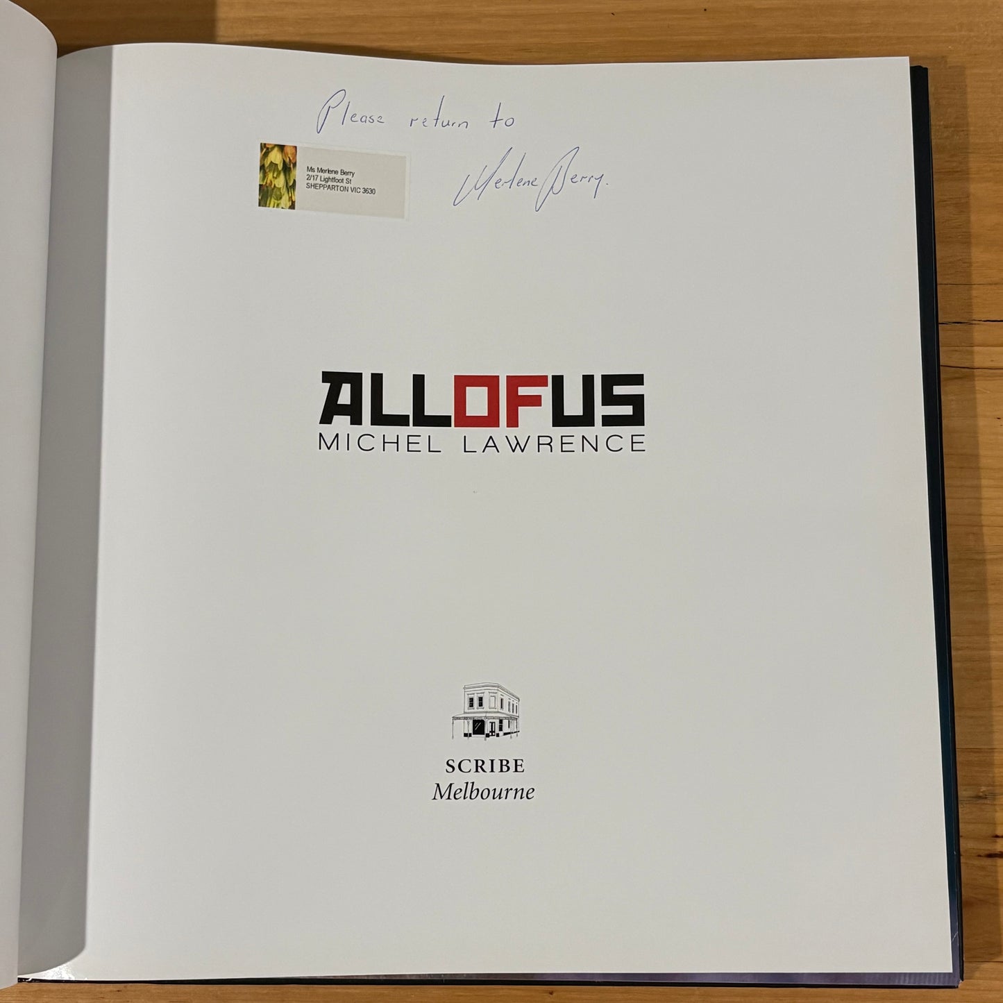 All Of Us by Michel Lawrence Australian Multicultural Heritage Hardcover 2008 GD