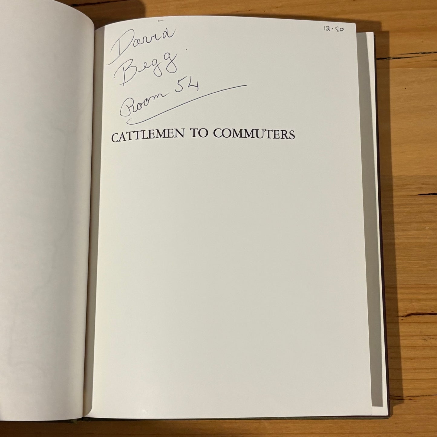 Cattlemen to Commuters History of Mulgrave 1839-1961 Waverley City Hardcover GD