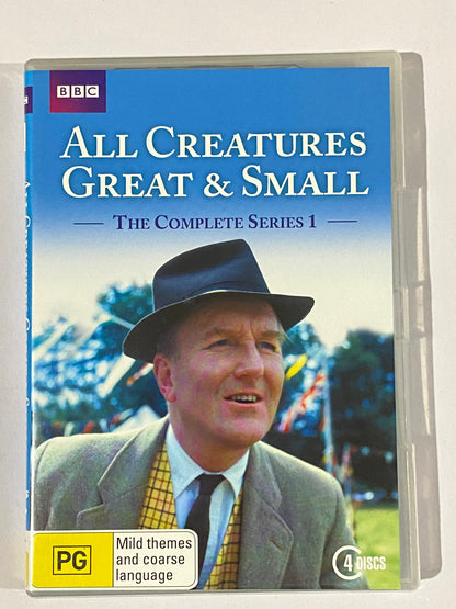 All Creatures Great And Small Series 1 DVD BBC TV Drama NTSC 4 4-Disc Set VGC