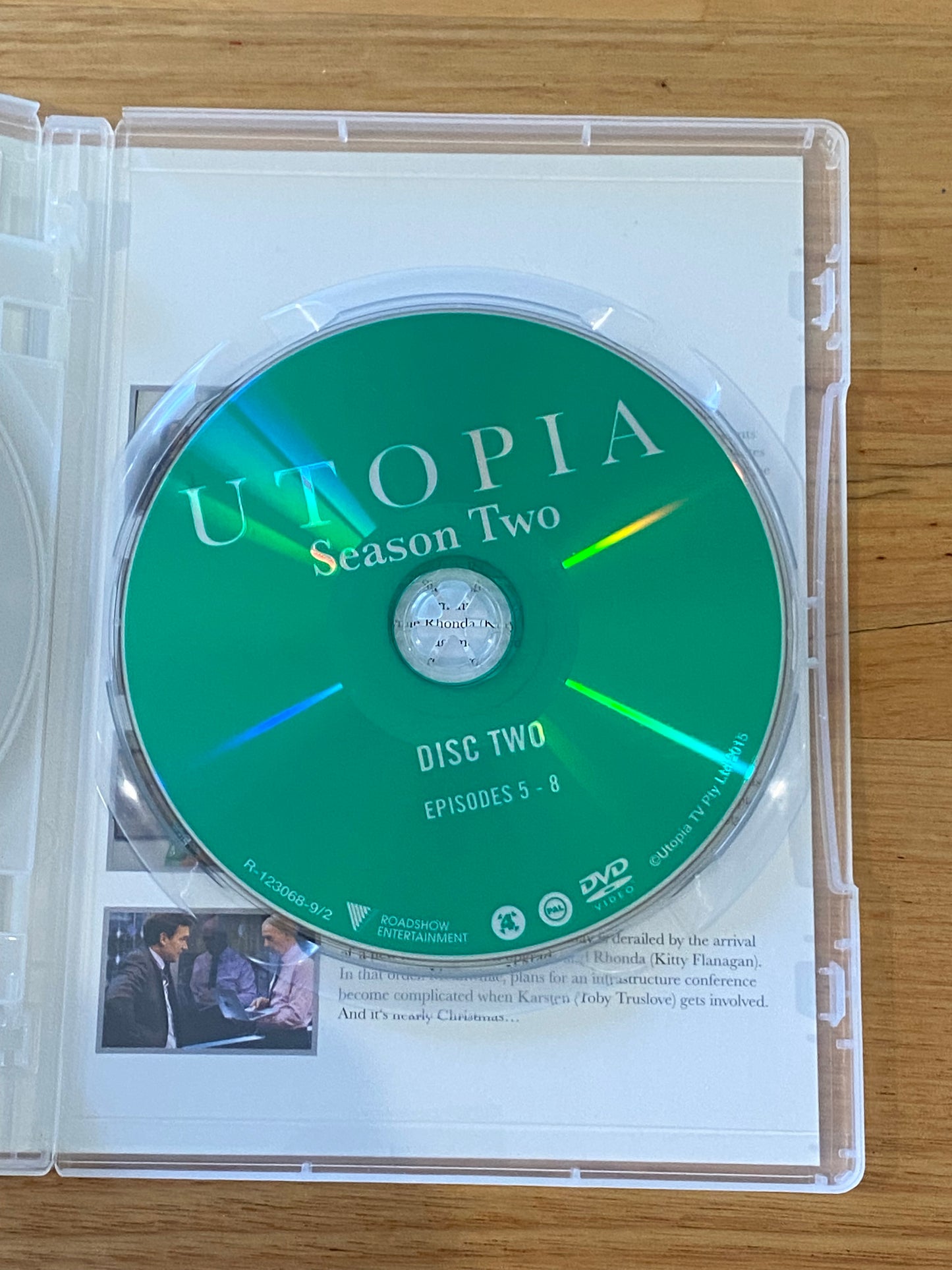 Utopia Series Two DVD Rob Sich Australian Comedy 2-Disc Set VGC