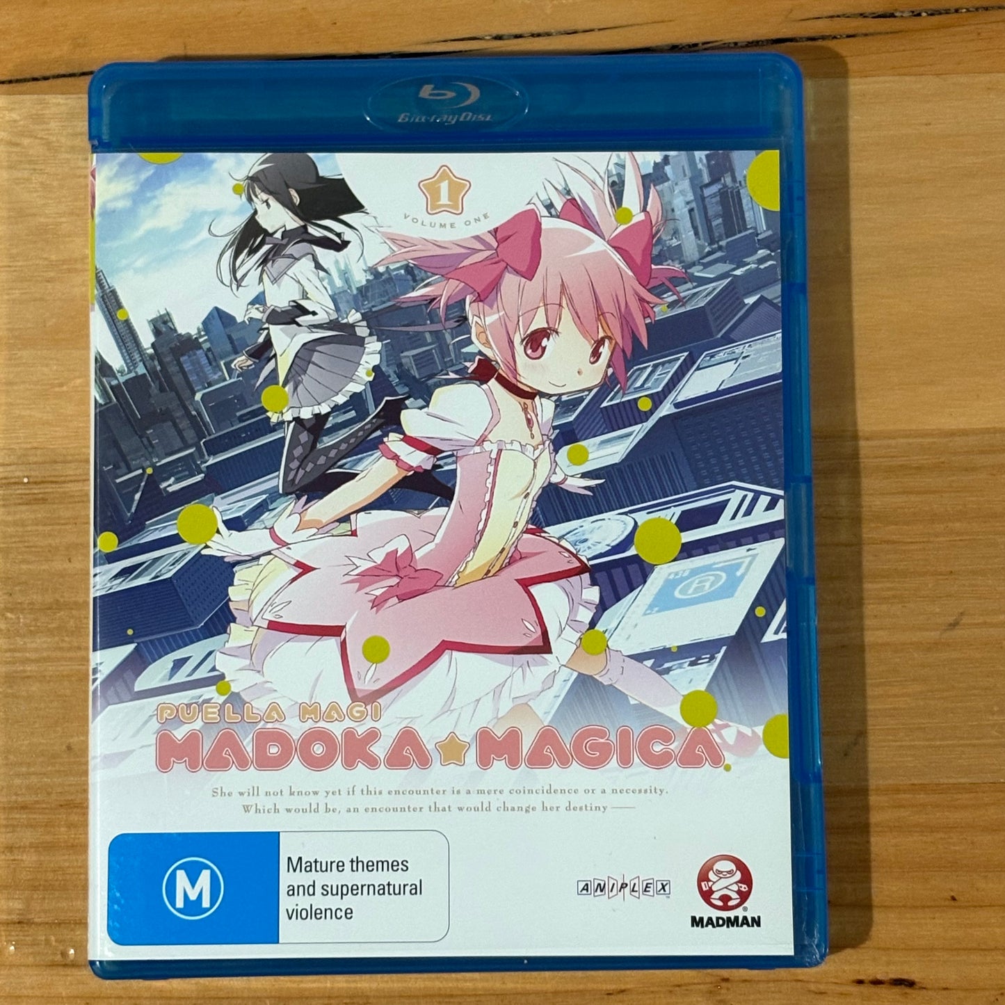 Puella Magi Madoka Magica Blu-ray Anime 3-Disc Box-Set Region B VGC