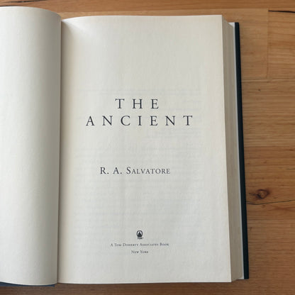 The Ancient by R.A. Salvatore Saga Of The First King Hardcover 2008 GD