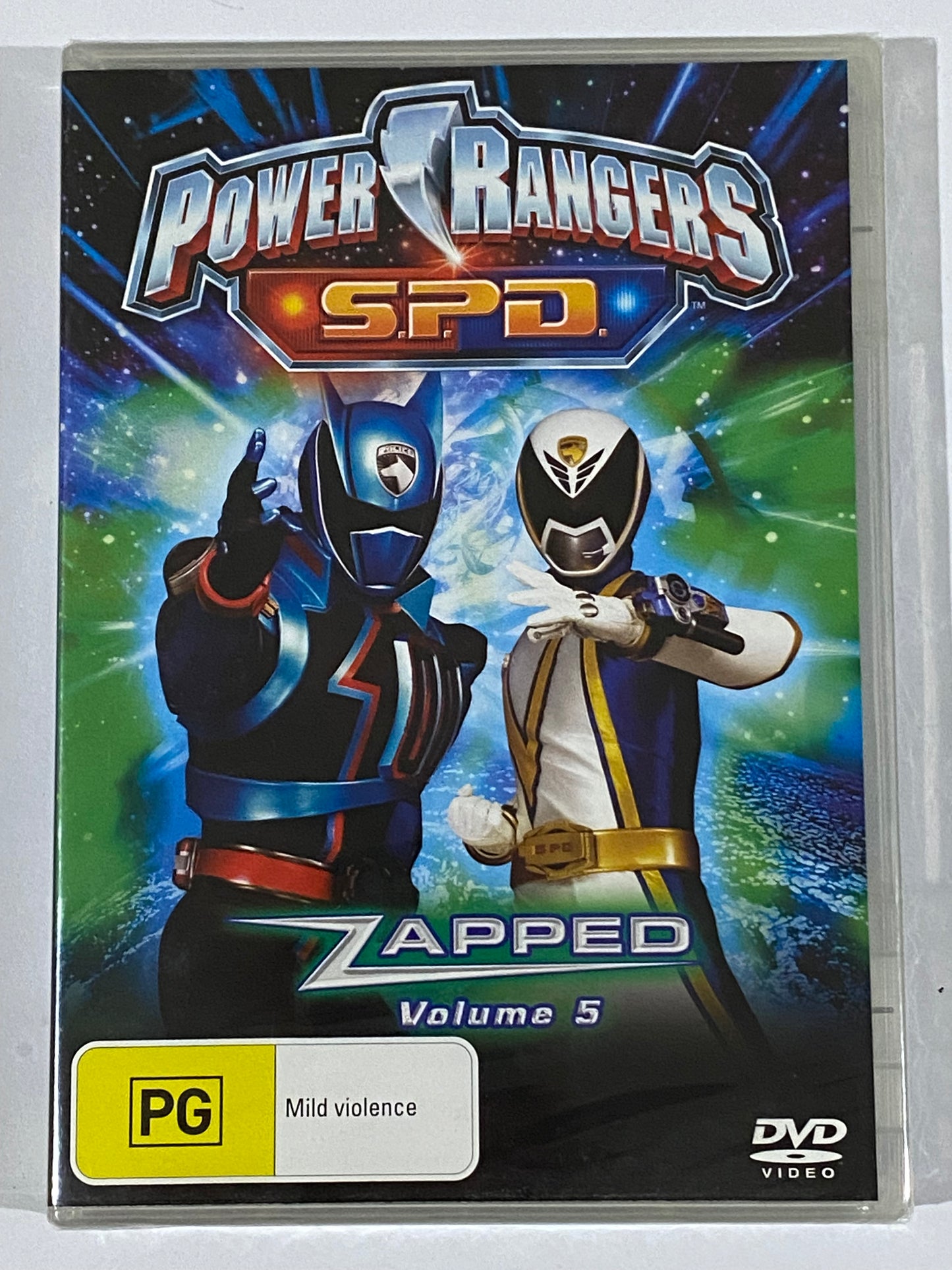 Power Rangers S.P.D. Volume 5 Zapped DVD PAL 4 New Sealed