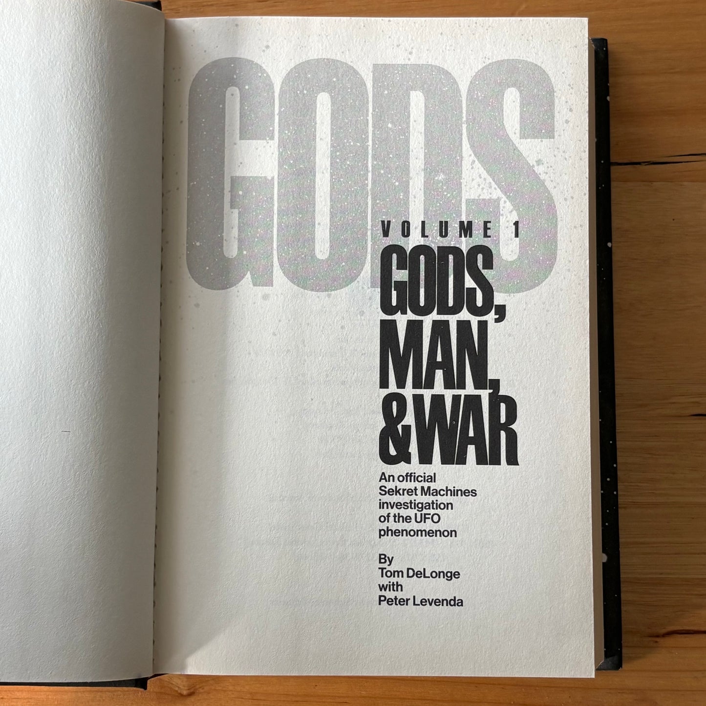 Gods, Man & War by Tom DeLonge Sekret Machines UFO Investigation GD