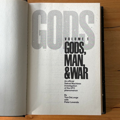Gods, Man & War by Tom DeLonge Sekret Machines UFO Investigation GD