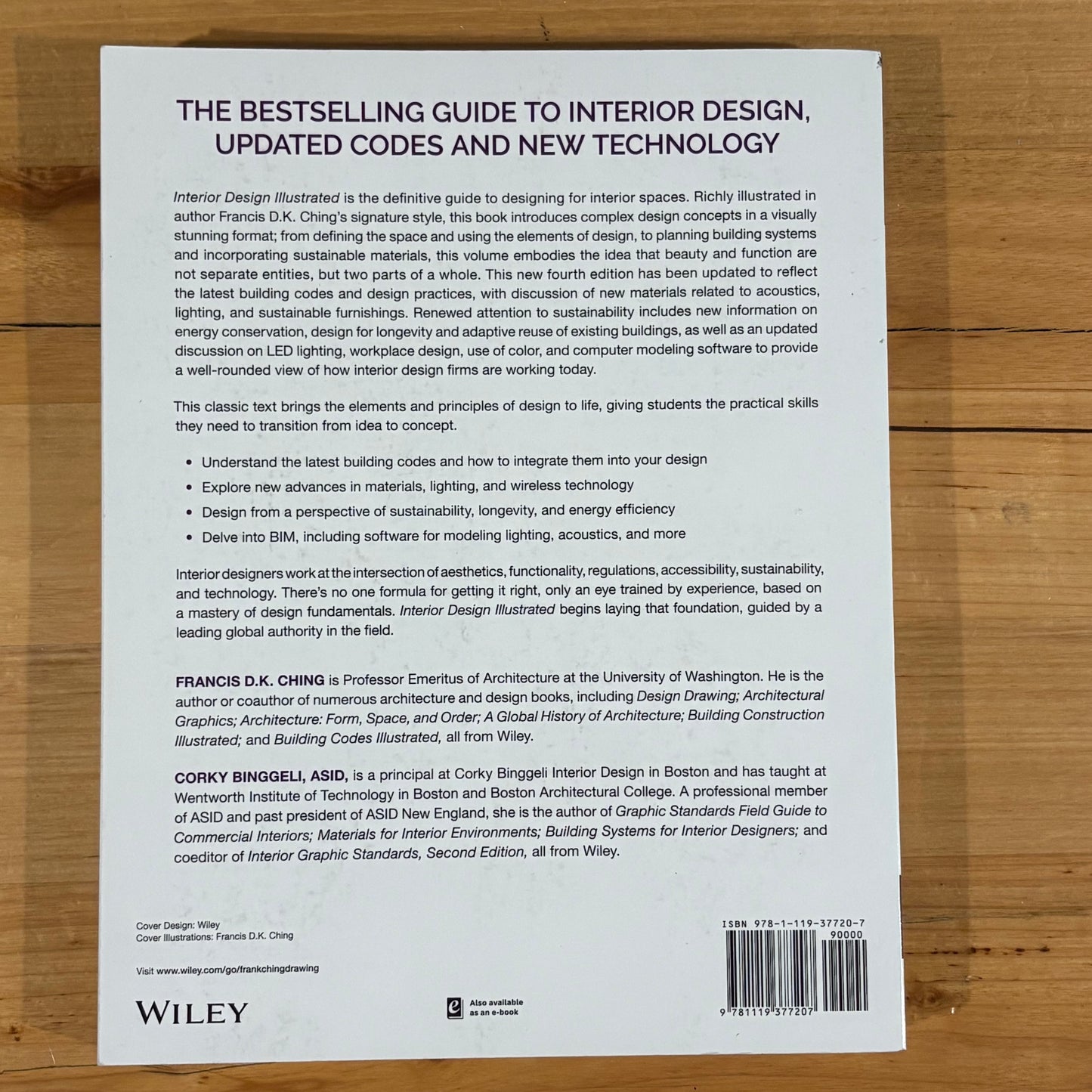 Interior Design Illustrated Francis D.K. Ching 4th Edition Paperback 2018 GD