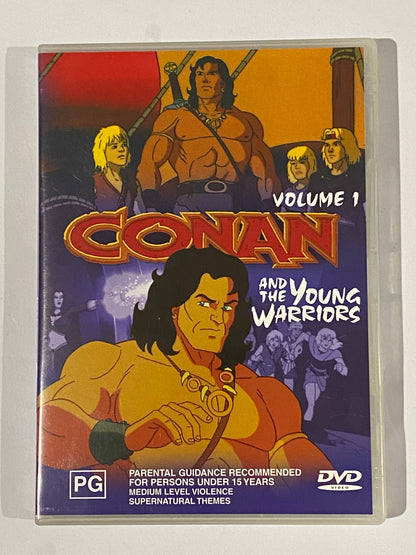 Conan And The Young Warriors Volume 1 DVD Animation PAL 4 VGC