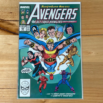 The Avengers #301-303 Complete Super Nova Saga 1989 VF