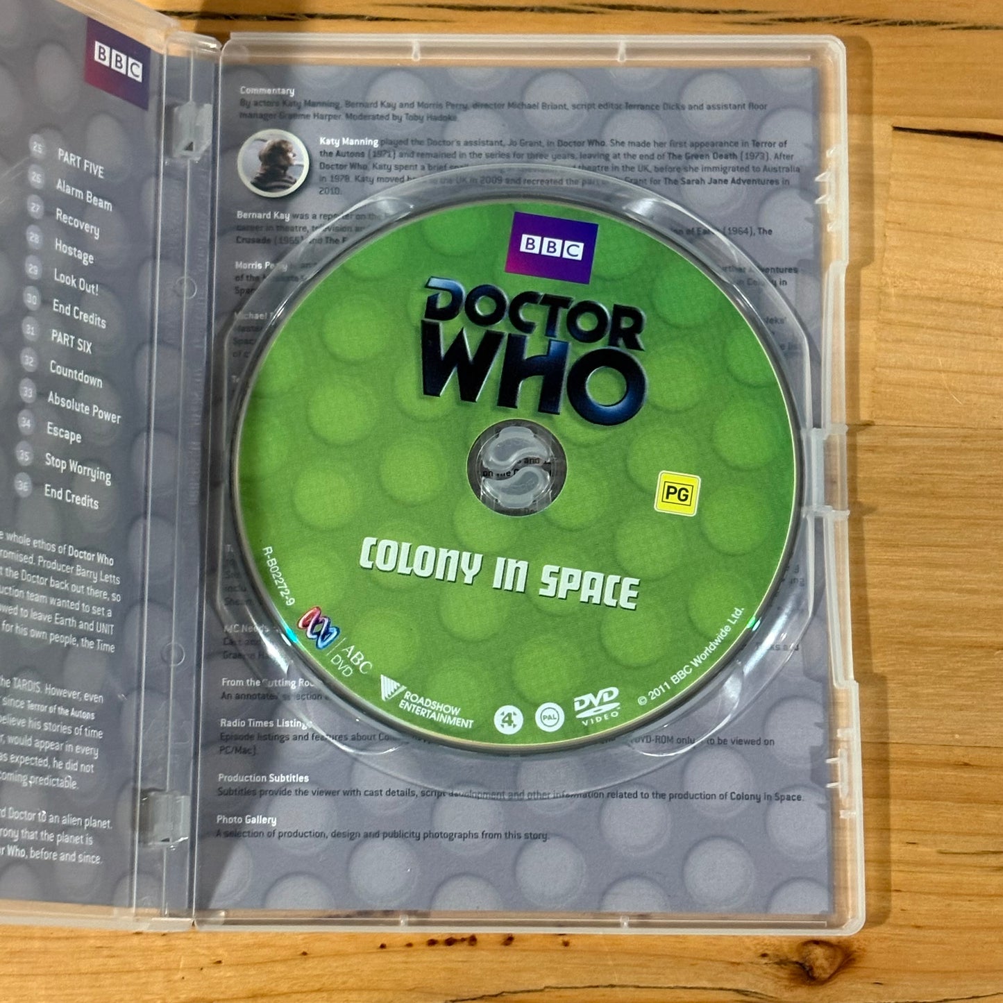 Doctor Who Colony In Space John Pertwee DVD BBC TV PAL 4 VGC