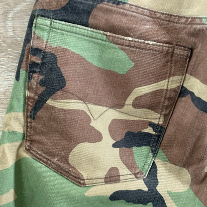 Polo Ralph Lauren Cargo Pants Camoflauge Pattern Mens Sz 82A Button Fly