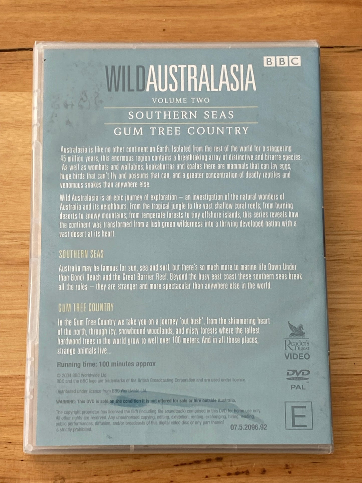 Wild Australasia Volume 1,2 & 3 DVD BBC PAL 4 New Sealed