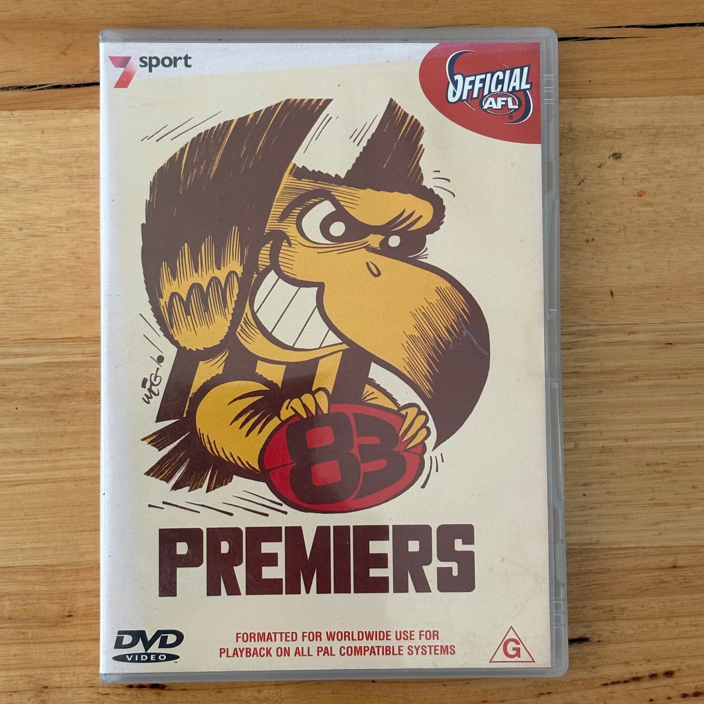 Hawthorn Premiers DVD Bundle of 8 Hawks AFL Grand Finals PAL 4 VGC
