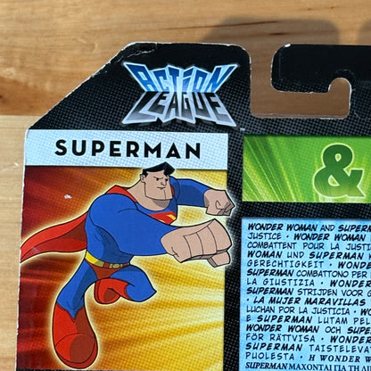 DC Universe Action League Superman vs Wonder Woman 2011 New Sealed