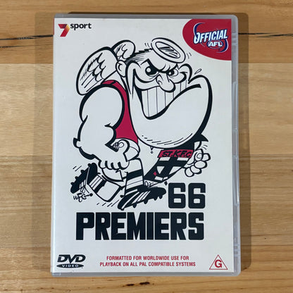 Premiers 1966 St Kilda DVD AFL Australian Rules PAL ALL VGC