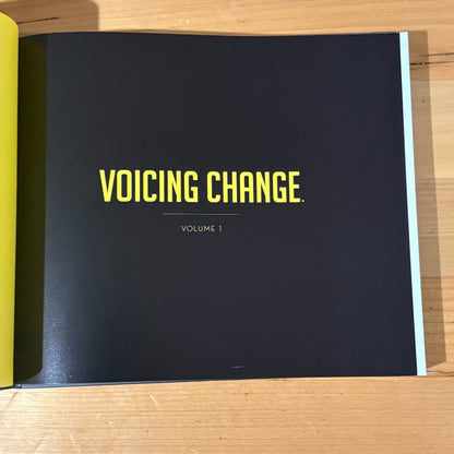 Voicing Change The Rich Roll Podcast Volume 1 Hardcover SIGNED GD