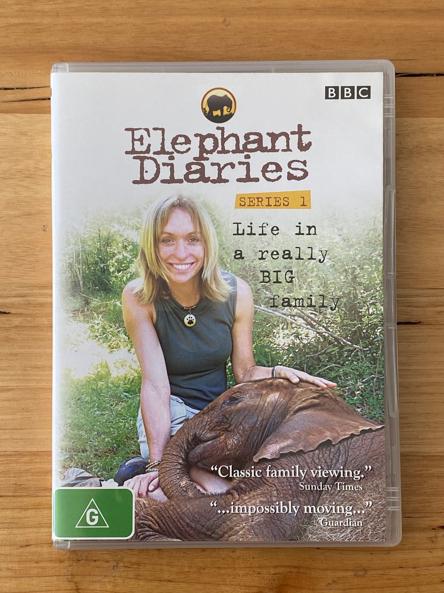 Elephant Diaries Series 1 DVD BBC Nature Documentary PAL 4 VGC