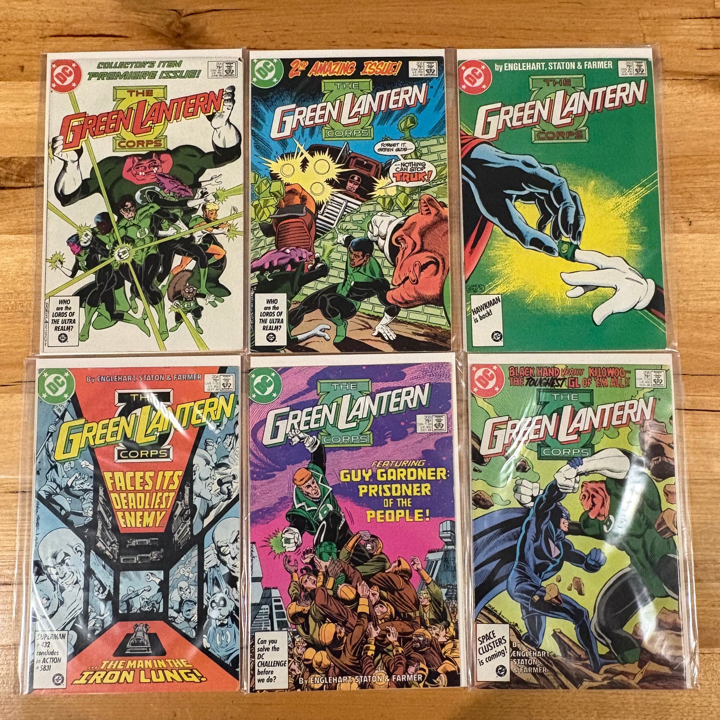 The Green Lantern Corps Comic Book Set Complete DC Comics 1986-1988