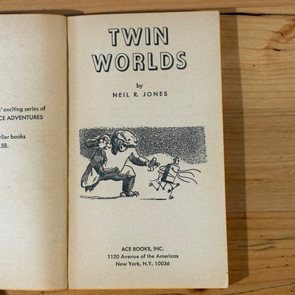 Twin Worlds by Neil R. Jones Paperback 1967 GD